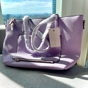 Poppy & Peonies Soft violet Tote